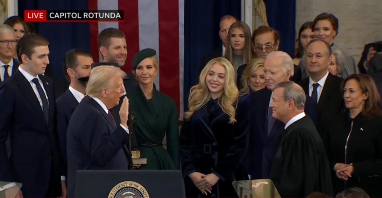 特朗普就职演讲，果然提到了中国，时隔四年，中美关系会好吗？ - 澳门法治报